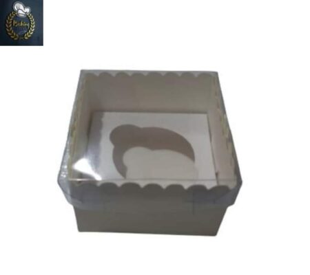 1 Cupcake Transparent Lid Box