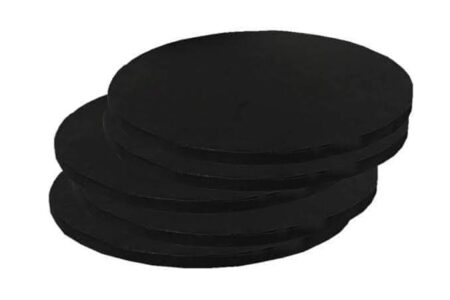 12 Inch Round Base Black