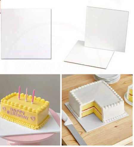 12 Inch Square White Base