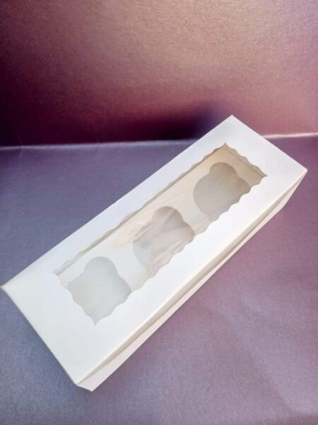 3 Cupcakes Box