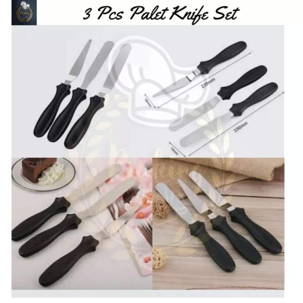 3 Pcs Palet Knife Set