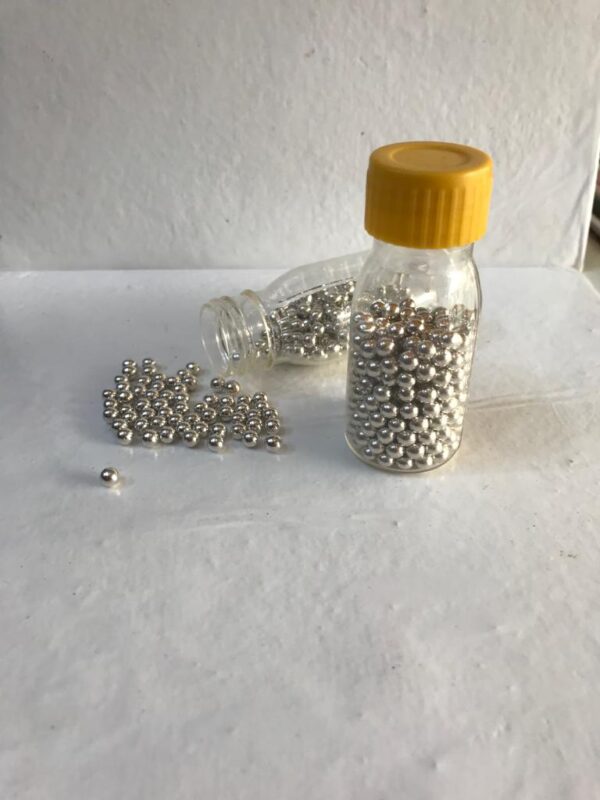 4 mm Silver Pearls