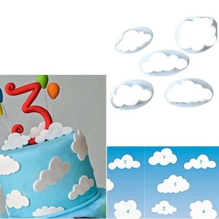 5 Pcs Plastic Cloud Cutter