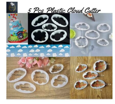 5 Pcs Plastic Cloud Cutter