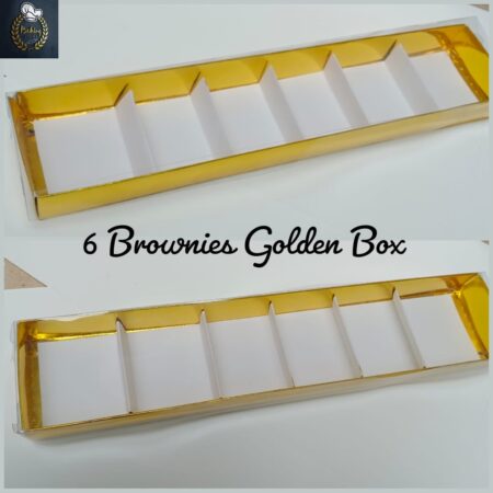 6 Brownies Golden Box