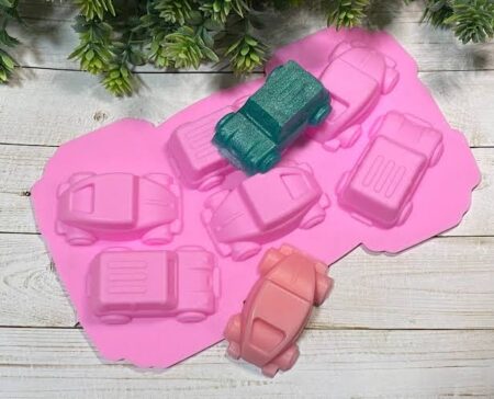 6 Cavity Cars Silicone Mold