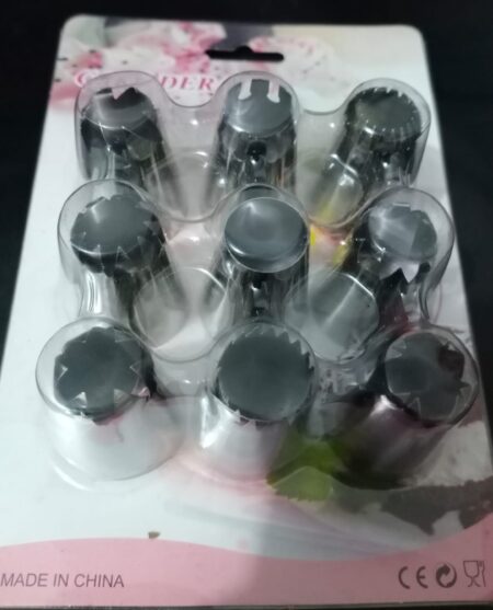 9 Pcs Big Nozzles Set