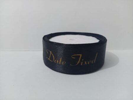Date Fixed Black Ribbon