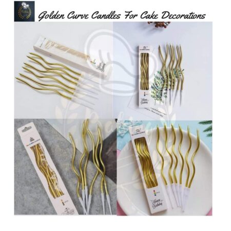 Golden Curve Candles