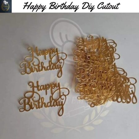 Happy Birthday Cutouts Pack Of 6 Pcs