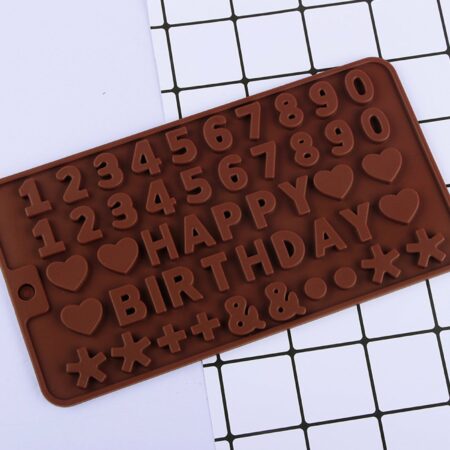Happy Birthday & Numbers Chocolate Mold