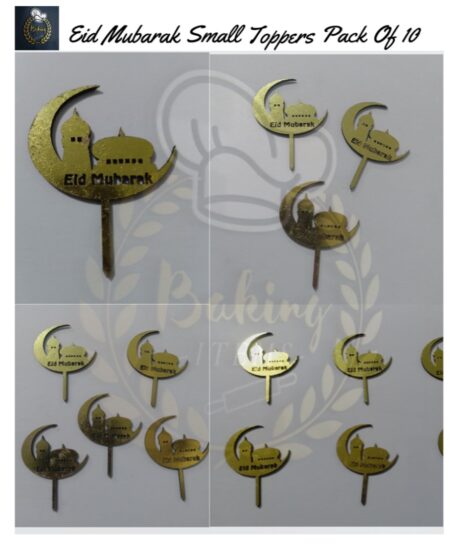 Eid Mubarak Small Toppers Design 6