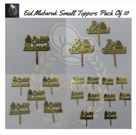 Eid Mubarak Small Toppers Design 3