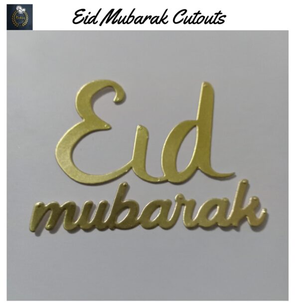 Eid Mubarak Cutouts Pack Of 5 Pcs