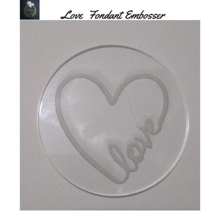 Love Fondant Embosser
