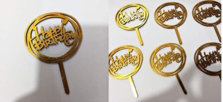 Small Birthday Toppers Pack (Pack Of 10 Pcs)