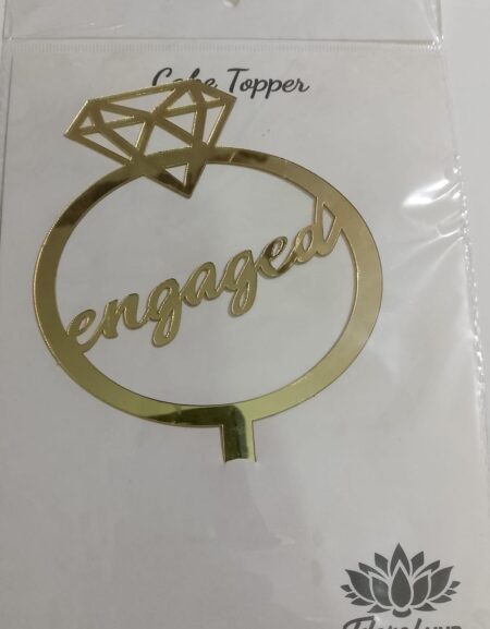 Engaged Acrylic Topper