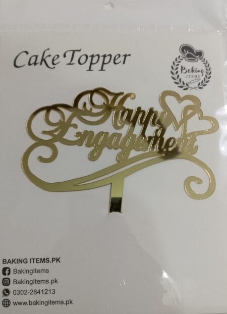 Happy Engagement Acrylic Topper