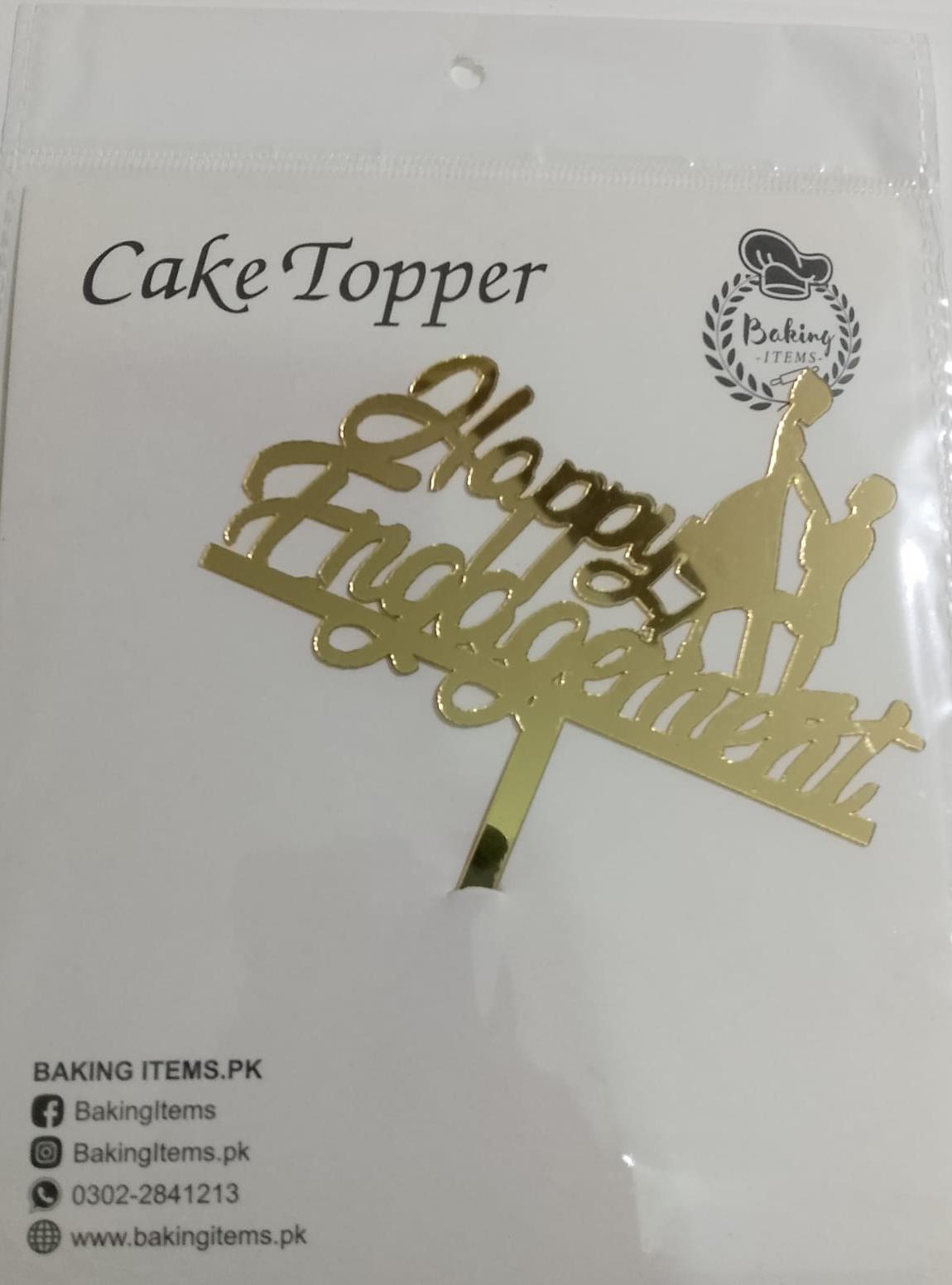 Happy Engagement Acrylic Topper