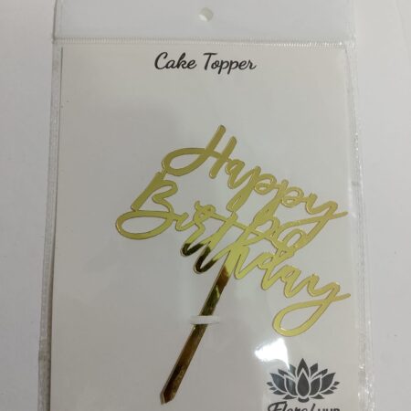 Happy Birthday Acrylic Topper