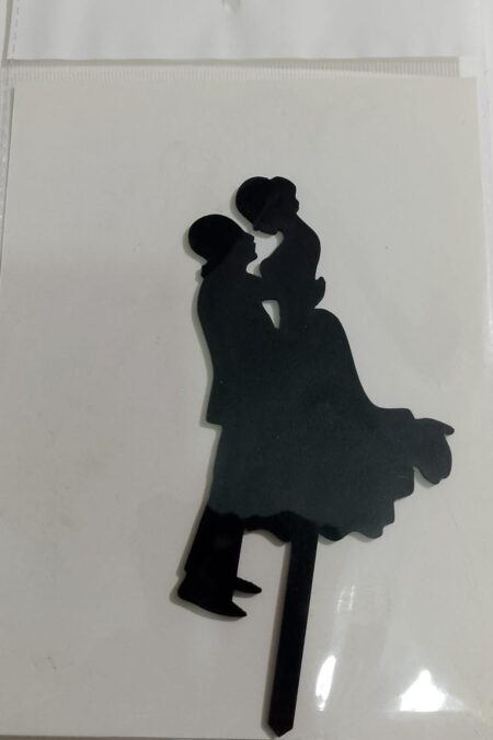 Couple Wooden Topper