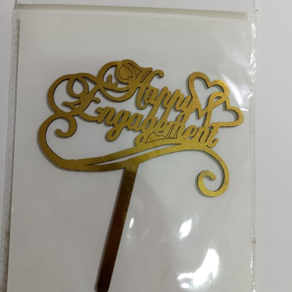 Engagement Wooden Topper