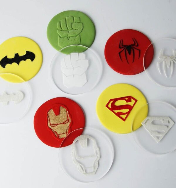 Super Hero Embosser Set Of 5 Pcs