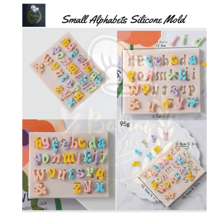 Small Alphabets Silicone Mold