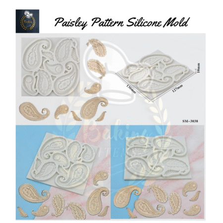 Paisley Pattern Silicone Mold