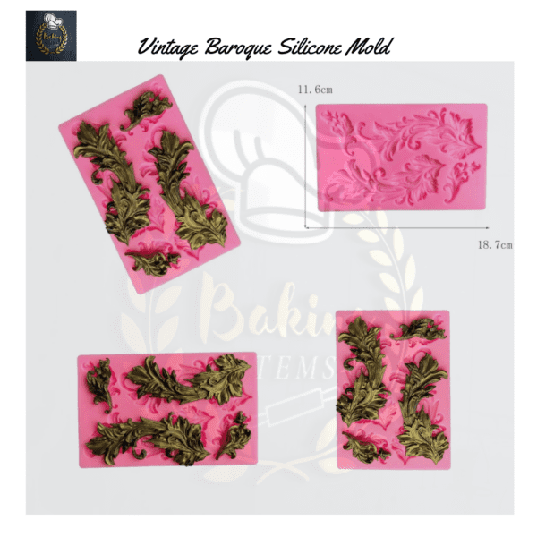 Vintage Baroque Silicone Mold