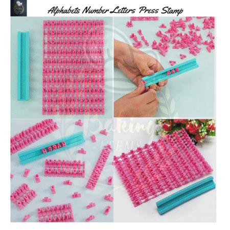 Alphabets Number Letter Press Stamp