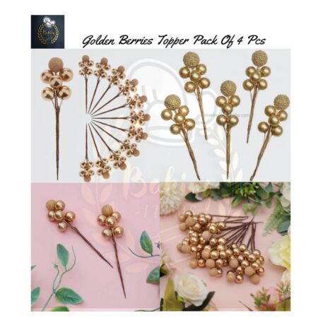 Golden Berries Topper Pack Of 4 Pcs