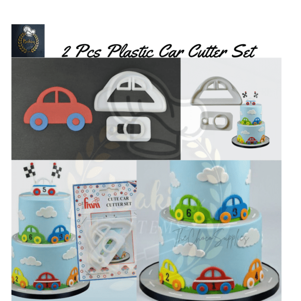 2 Pcs Plastic Car Cutter