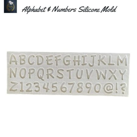 Alphabet & Number SIlicone Mold