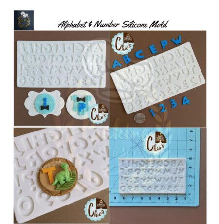 Alphabet & Number Silicone Mold