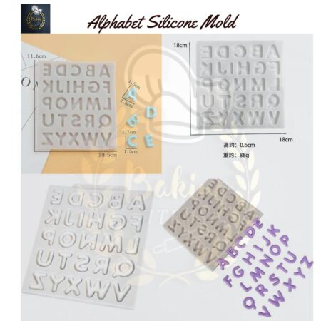 Alphabet Silicone Mold