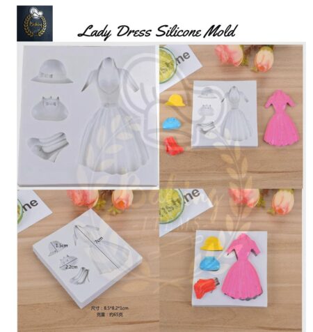 Lady Dress Silicone Mold