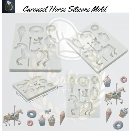 Carousel Horse Silicone Mold