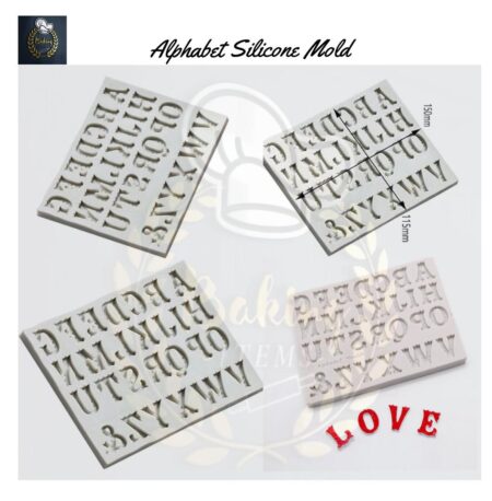 Alphabet Silicone Mold
