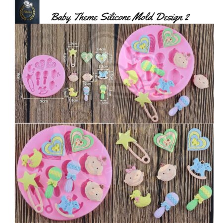 Baby Theme Silicone Mold Design 2