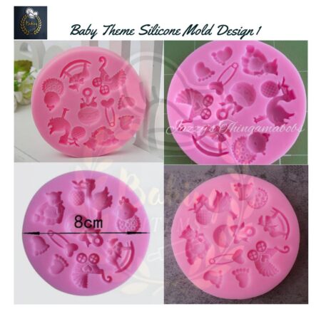 Baby Theme Silicone Mold Design 1