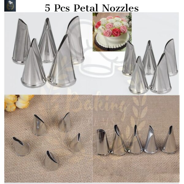 5 Pcs Petal Nozzle Set