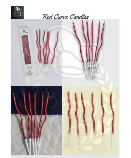 Red Curve Candles
