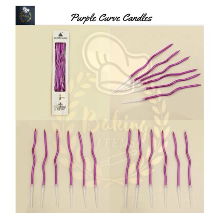 Purple Curve Candles