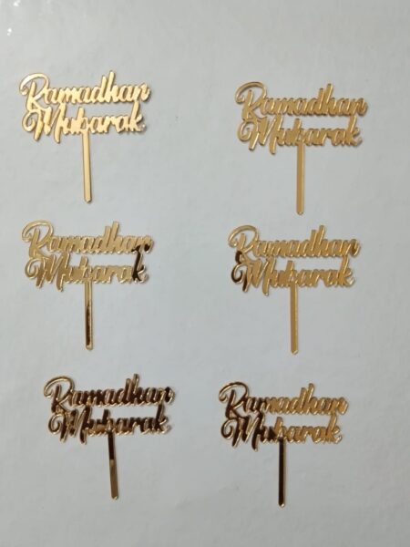 Ramadan 6 Pcs Small Topper