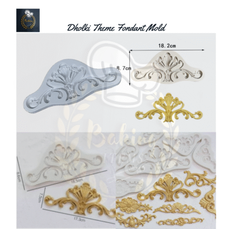 Dholki Theme Silicone Mold