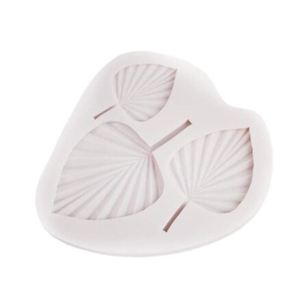 Tropical 3-Cavity Palm Leaf Silicone Baking Mold