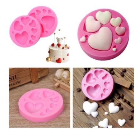 8 Cavity Heart Silicone Mold