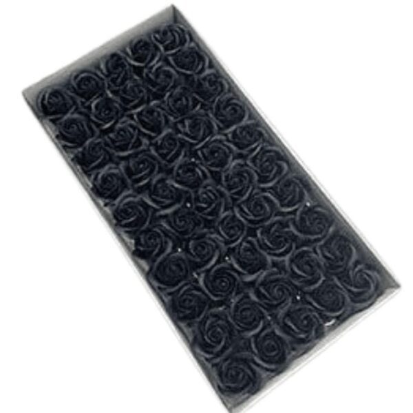 Black Artificial Soap Flower  (1 Piece)