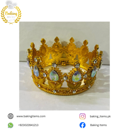 Golden Crown – Premium Cake Topper